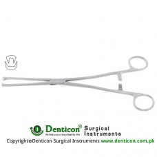 Museux Tenaculum Forcep 2 x2 Teeth Stainless Steel, 24 cm - 9 1/2" Jaw Size 8 mm